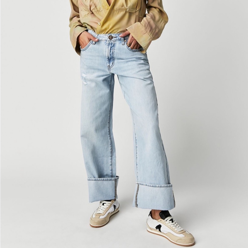 NWT One Teaspoon Lowrider Wide Leg Jeans